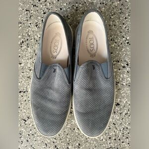 Tod’s Slip On Sneakers Blue Men’s Size 9